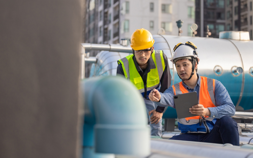 Two Hvac Workers Talking